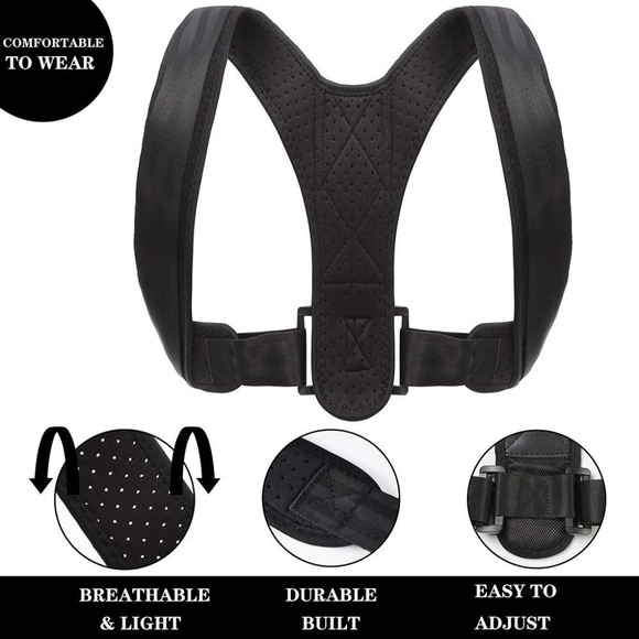 Posture Corrector Upper Back Brace Neck Support - Picture 4 of 7